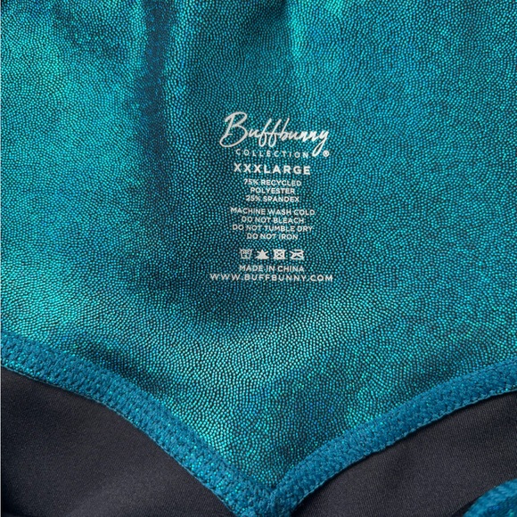 Buff Bunny Collection Siren Holographic Sol Sports Bra/Leggings set Womens XXXL - Picture 6 of 16